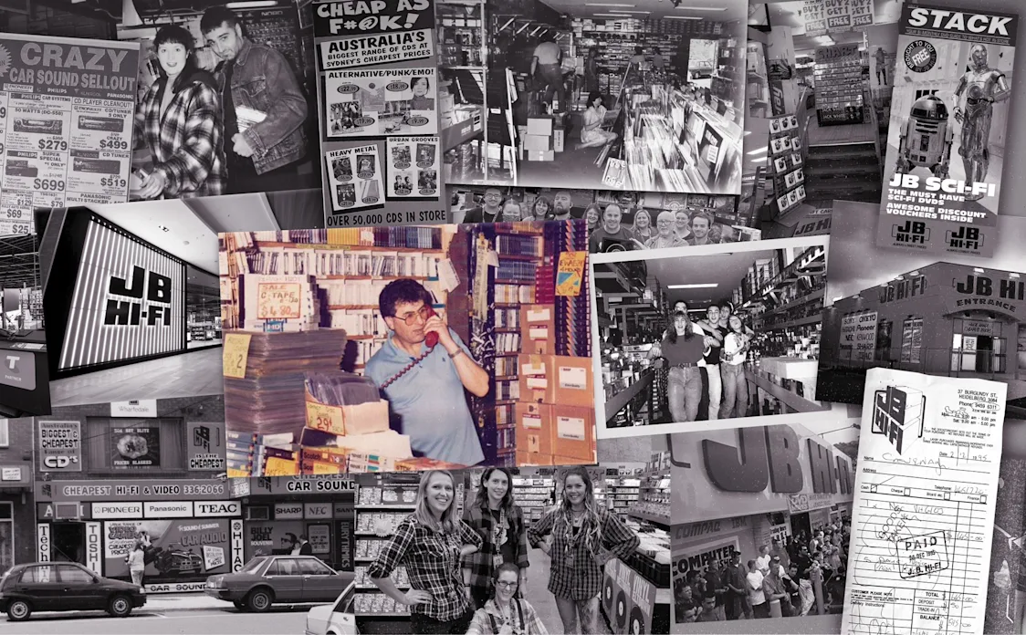 JB Hi-Fi 50 year album artwork