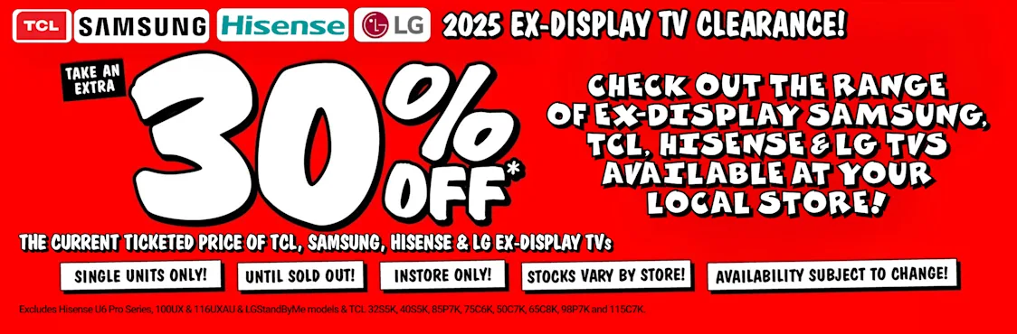 TV clearance promotion